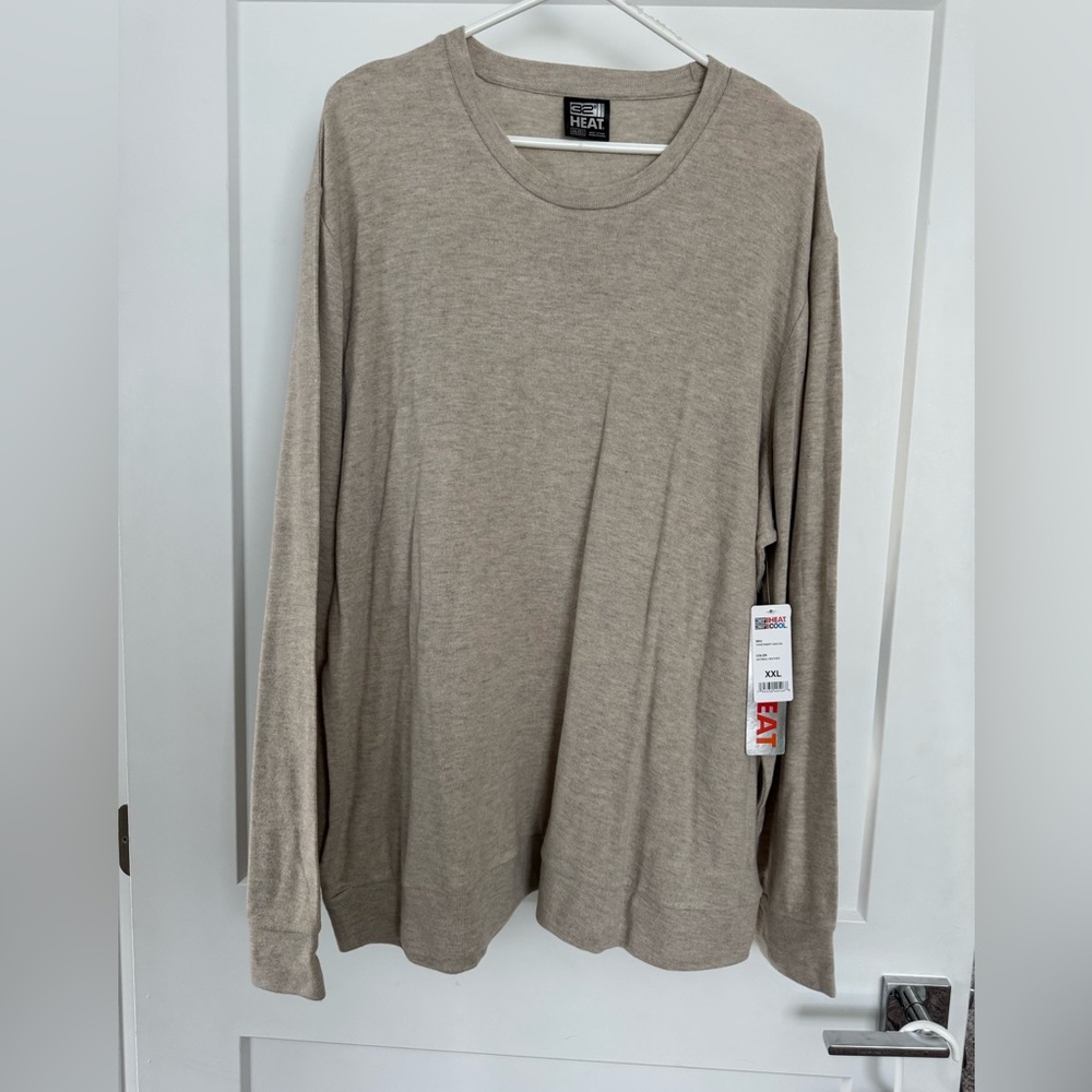 32 Degrees Caffeine Heather Long Sleeve Shirt
